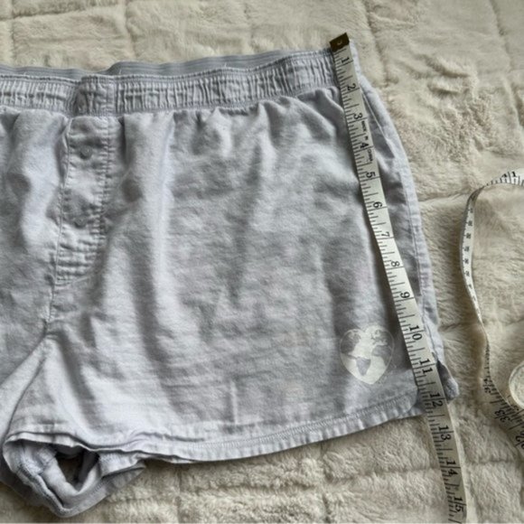 Victoria's Secret PINK | Lavender Gray Cozy Sleep Boxy Shorts | Size Extra Large - Picture 9 of 11